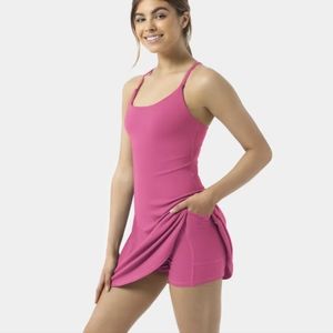 Halara Pink Workout Dress